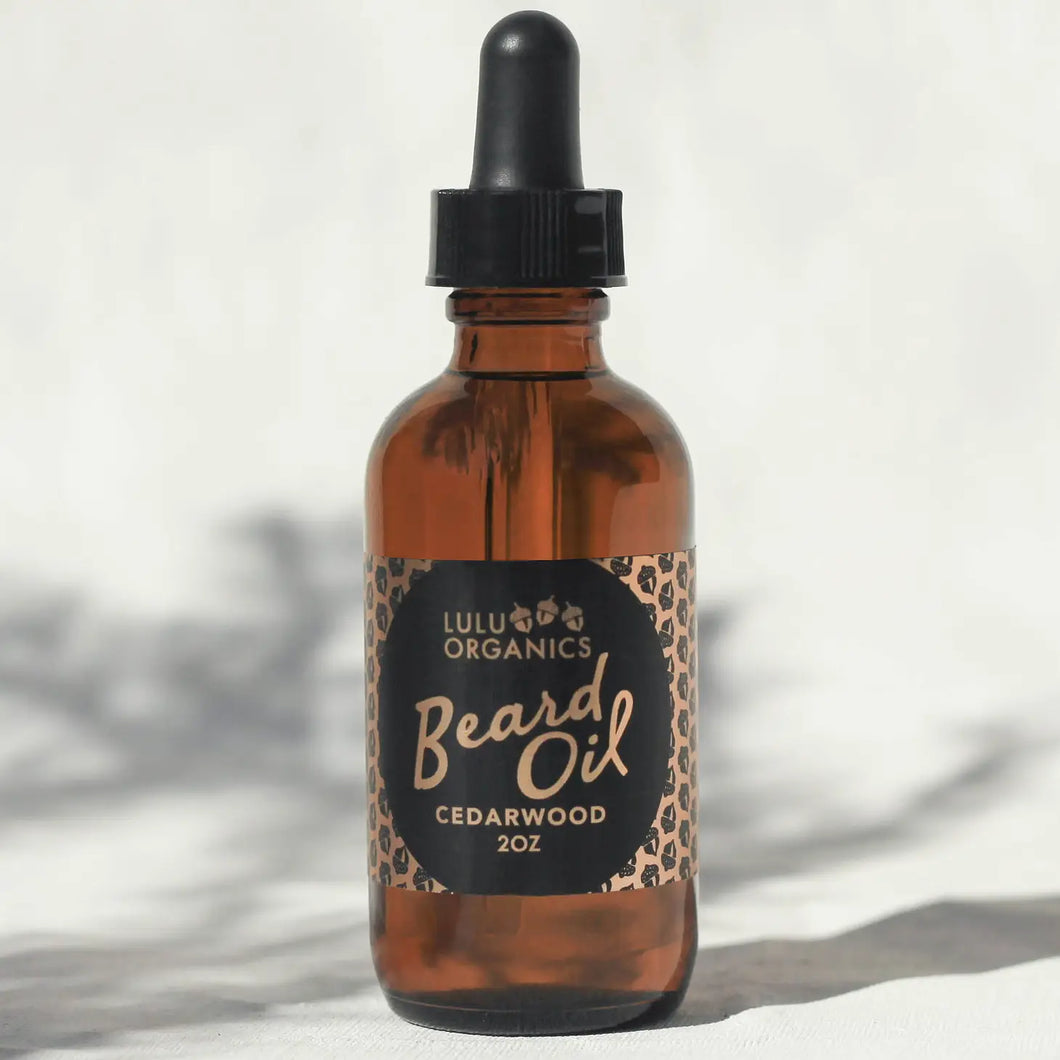 Lulu organics | Cedarwood and Cadeberry Beard Oil 2 oz