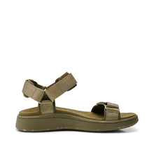 Load image into Gallery viewer, Woden | Line Sandal in Dark Olive
