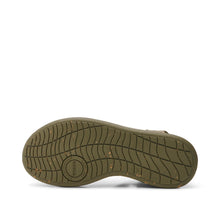 Load image into Gallery viewer, Woden | Line Sandal in Dark Olive
