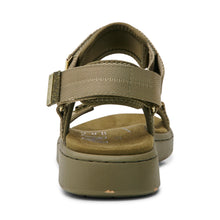 Load image into Gallery viewer, Woden | Line Sandal in Dark Olive
