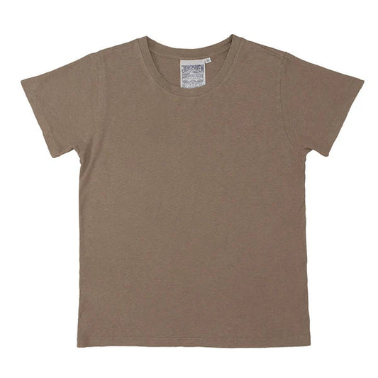 Brown t-shirt on a white background