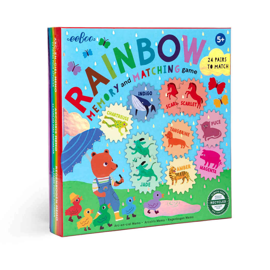 Eeboo | Rainbow Planet Memory & Matching Game