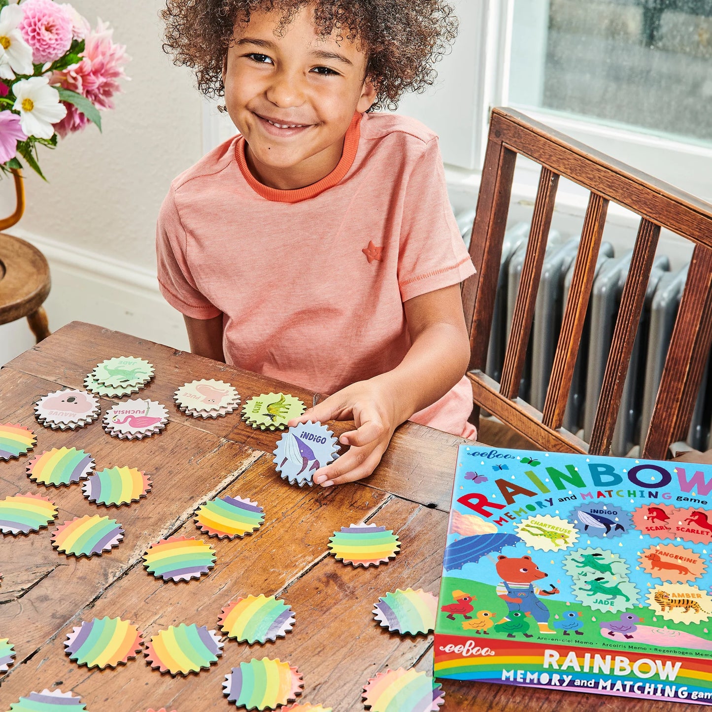 Eeboo | Rainbow Planet Memory & Matching Game