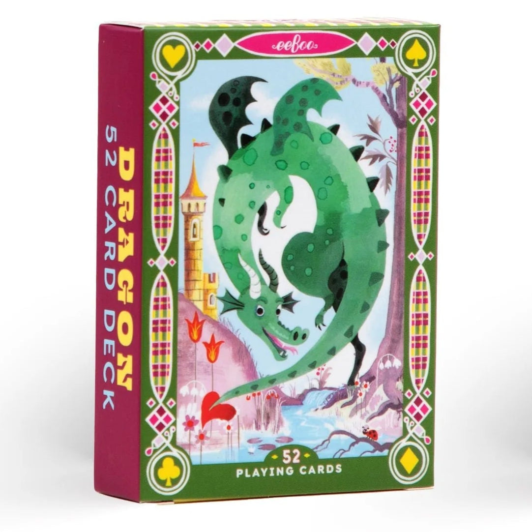 Eeboo | Dragon & Unicorn Playing Cards, Assorted