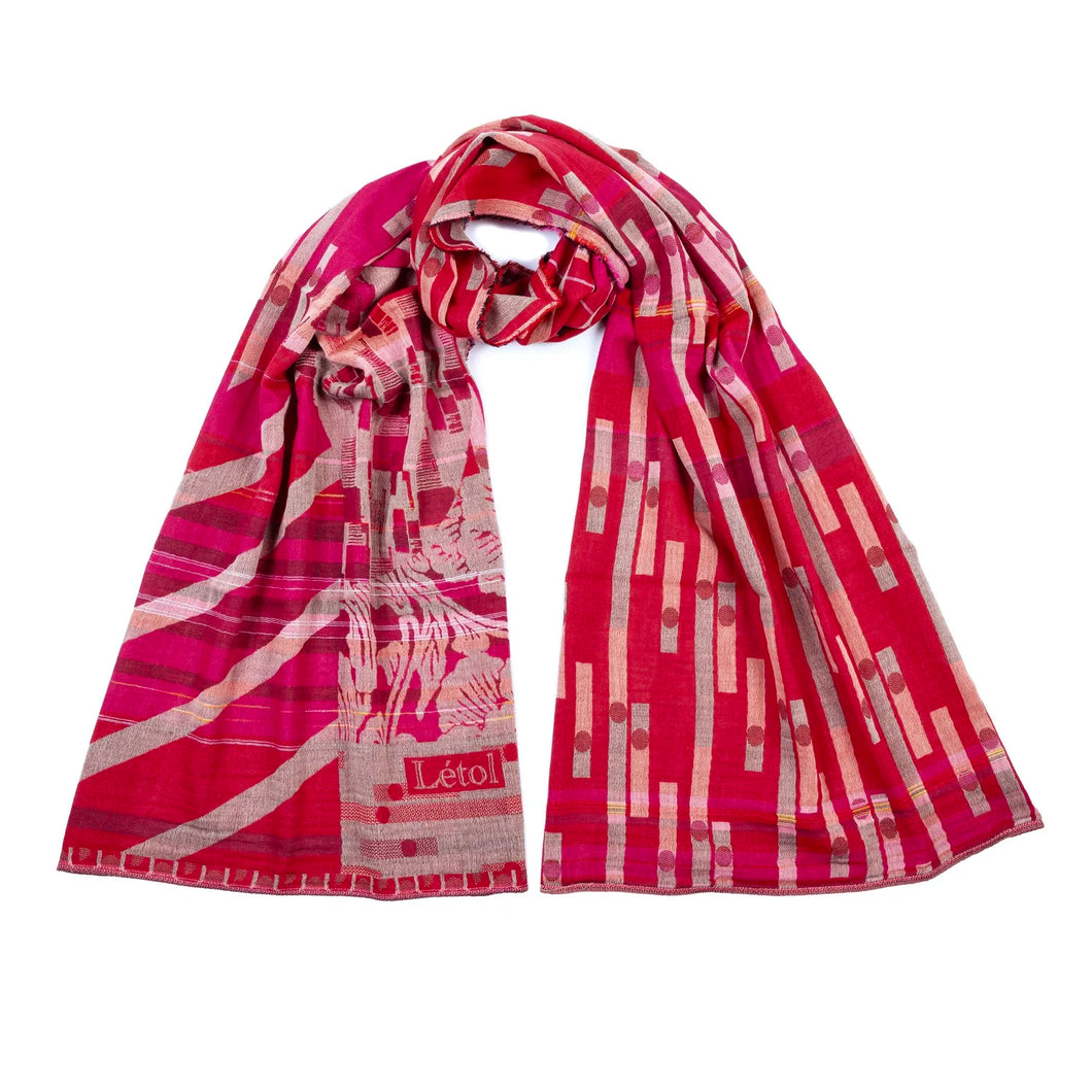 Létol | Nicolas Scarf in Geranium Rose