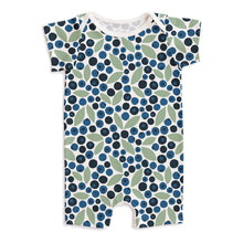 Load image into Gallery viewer, Winter Water Factory | Summer Romper in Blueberry Print
