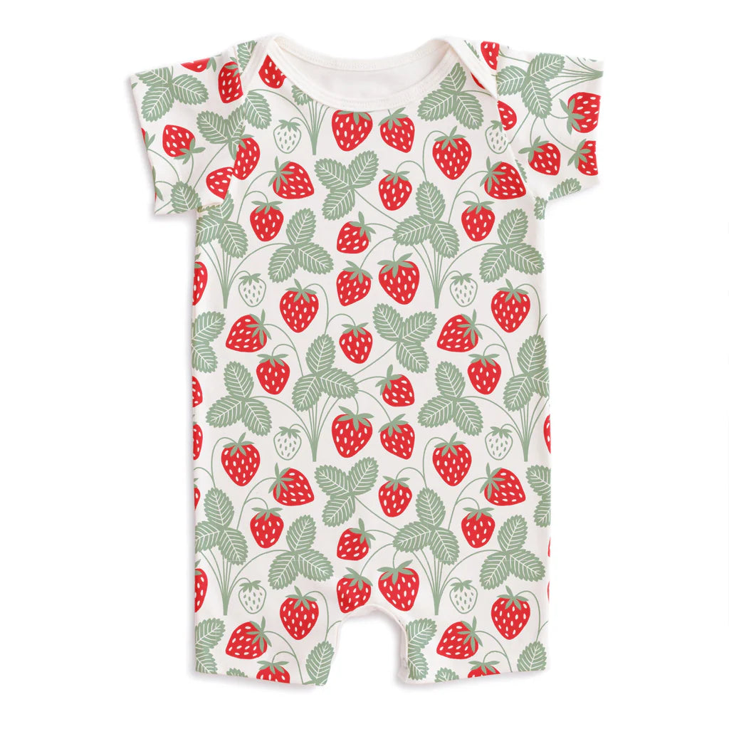 Summer Romper in Strawberries