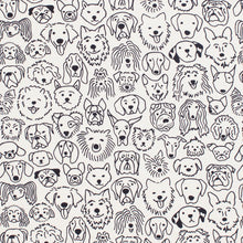 Load image into Gallery viewer, Winter Water Factory | Lausanne Dress in Dogs Black
