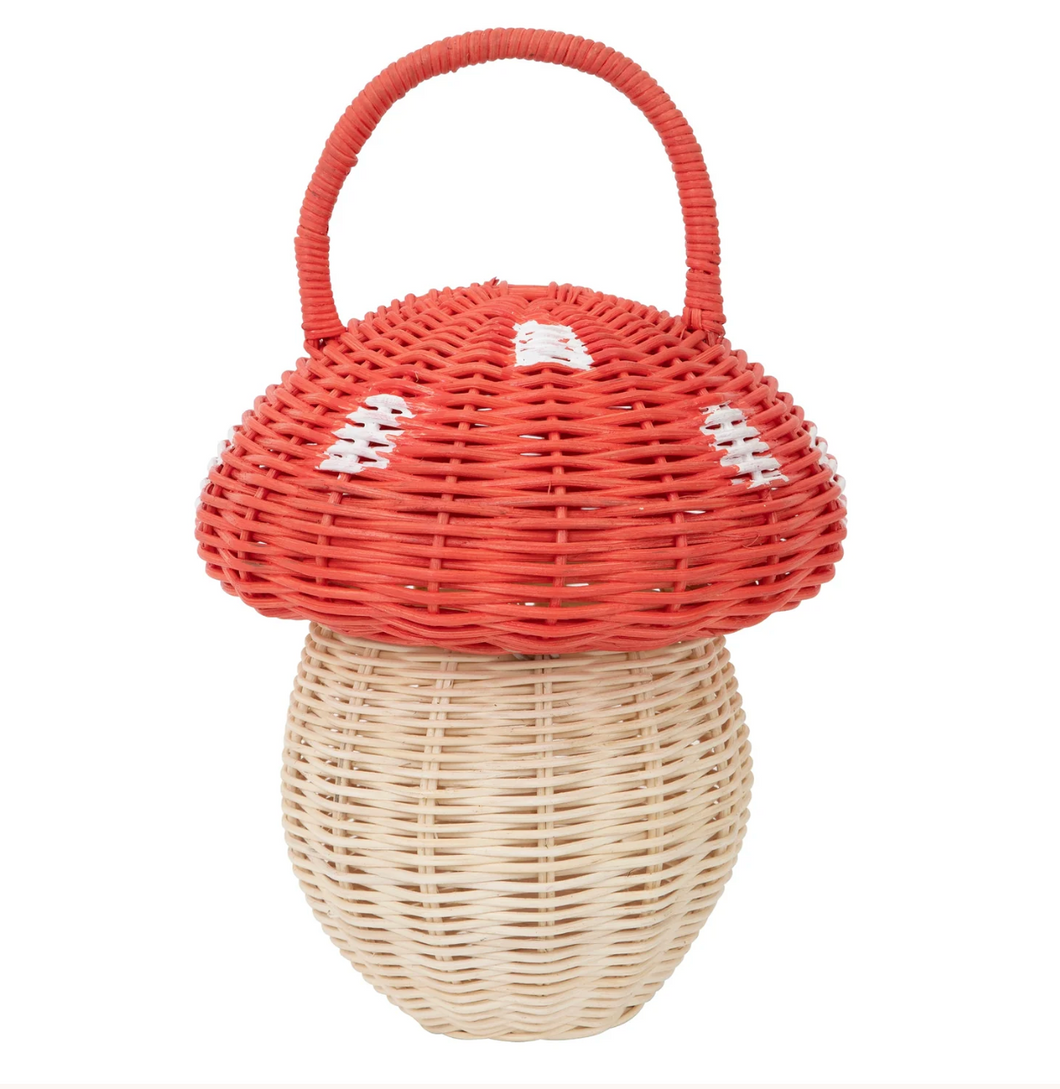 Meri Meri | Mushroom Rattan Basket