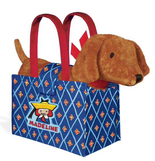 Genevieve the Dog in Tote Bag