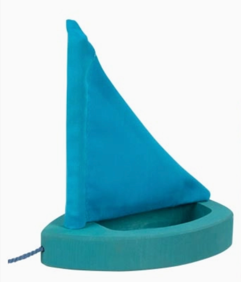 Wooden Puddle Sailboat