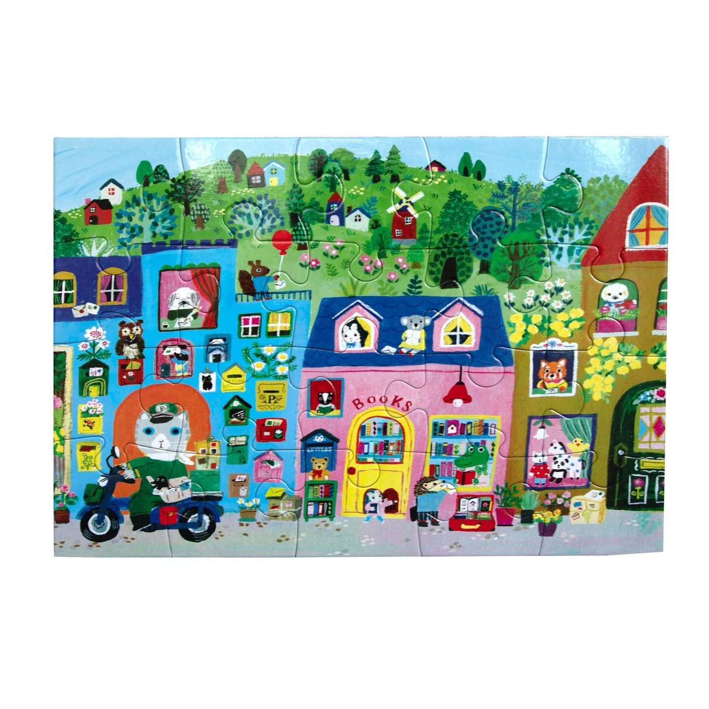 Eeboo | Yumi's Village 20 Piece Puzzle