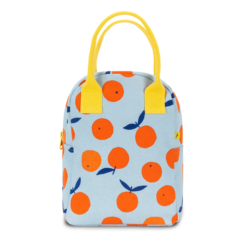 Fluf | Zipper Lunch Bag in Oranges