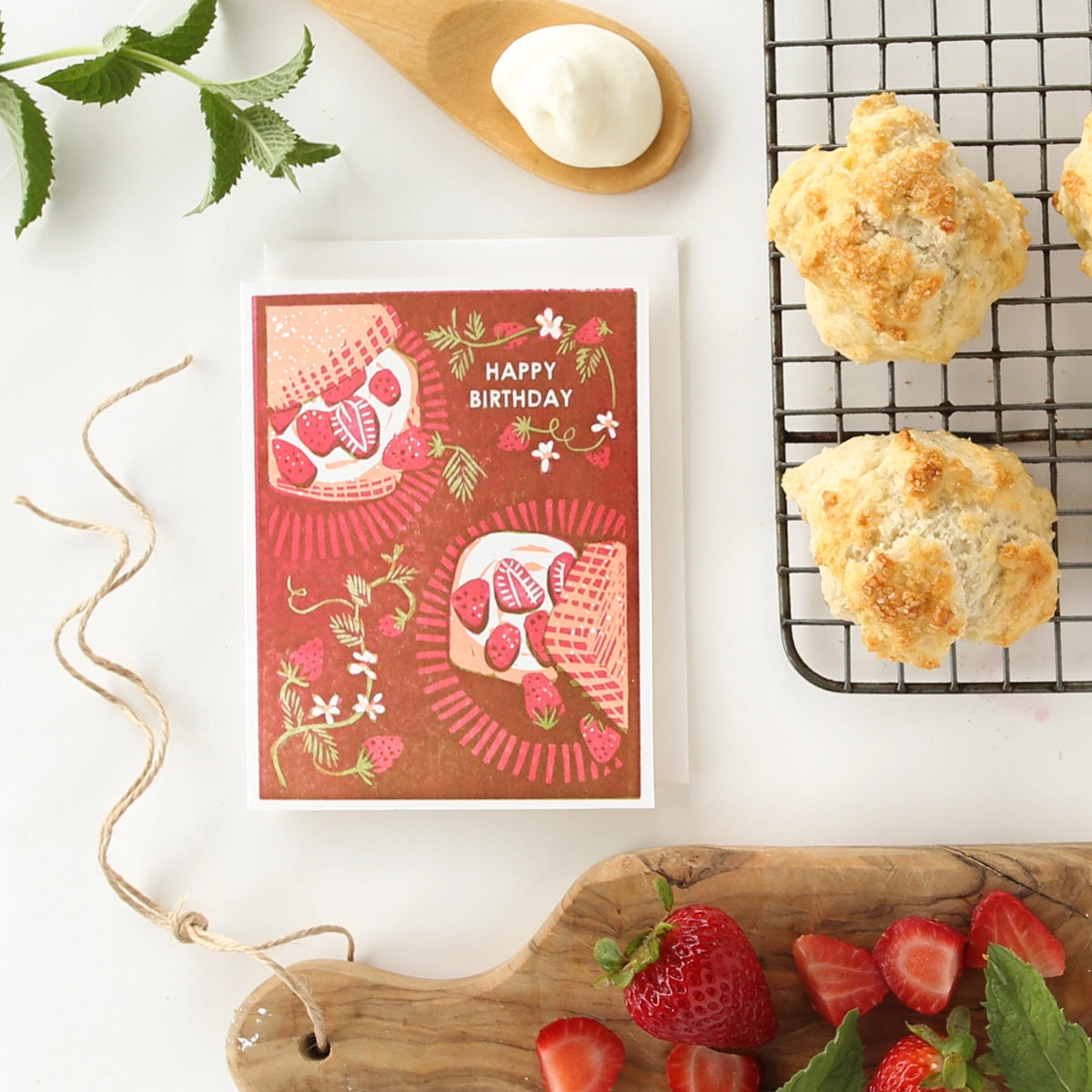 Happy Birthday (Strawberry Shortcake) Card – Dotter