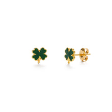 Load image into Gallery viewer, Amano Studio | Lucky Four Leaf Clover Studs
