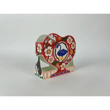 Load image into Gallery viewer, Swan and Thorn Die-Cut Card
