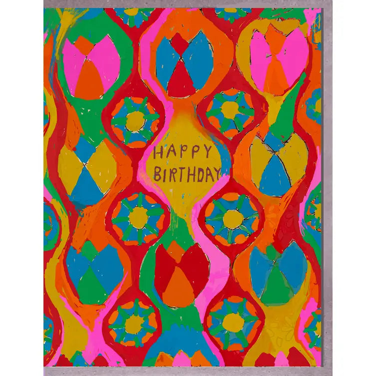 Bright Colors Birthday Card