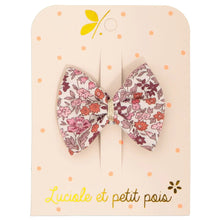 Load image into Gallery viewer, Luciole Et Petit Pois | Bowtie Hair Clip in Liberty Ava Spring
