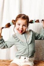Load image into Gallery viewer, Luciole Et Petit Pois | Hair Clip Pair in Light Green Buoy
