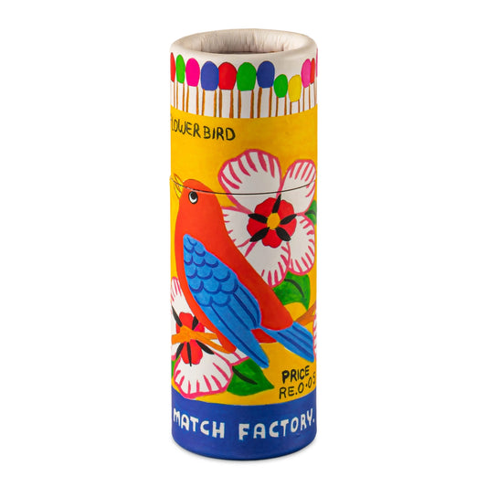 Flowerbird Safety Match Cylinder