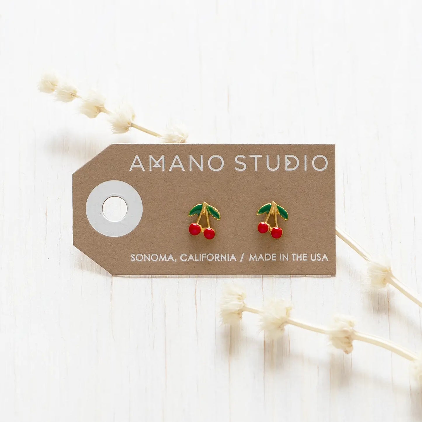 Amano Studio |  Cherry Stud Earrings