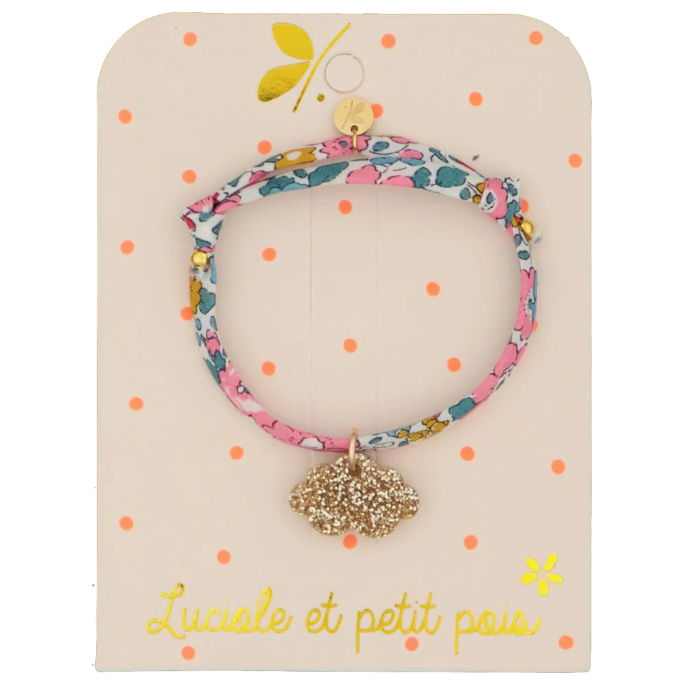 Luciole Et Petit Pois | Betsy Ann Liberty Bracelet with Gold Cloud