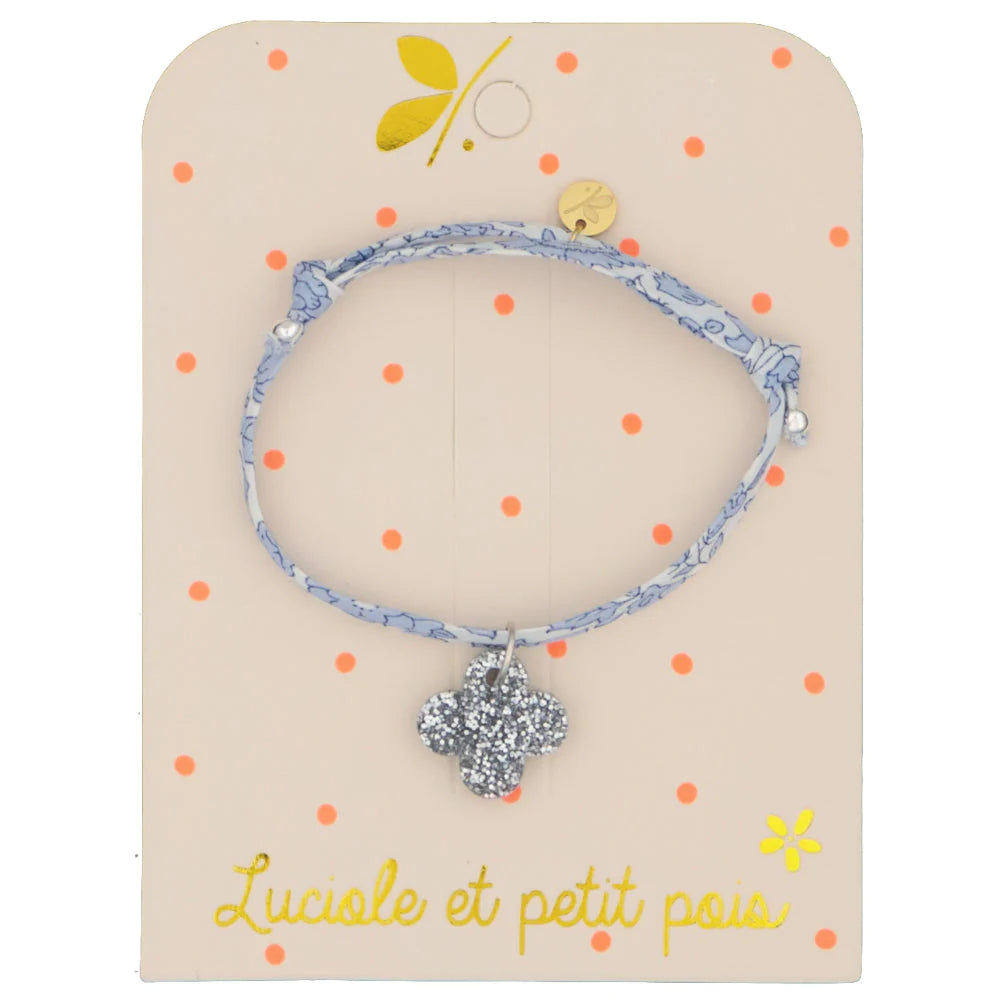 Luciole Et Petit Pois | Liberty Bracelet in D'anjo Cost Bleu