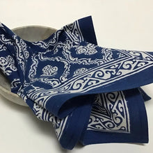 Load image into Gallery viewer, Blockprint Napkin Set/4 | Trellis Navy
