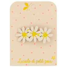 Load image into Gallery viewer, Luciole Et Petit Pois | 3 Daisies Hair Clip
