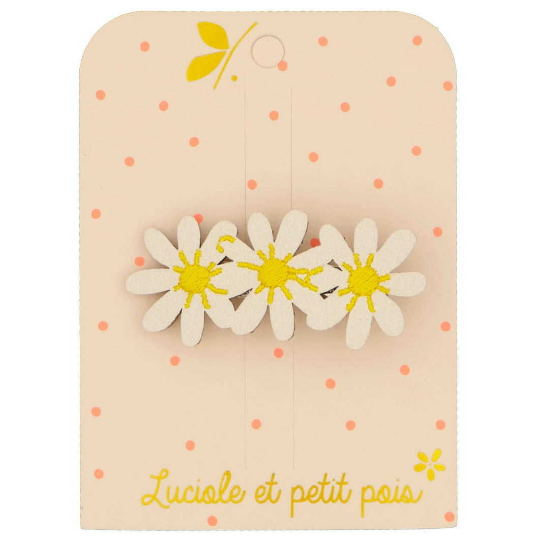 Luciole Et Petit Pois | 3 Daisies Hair Clip