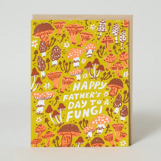 Fungi Mushroom Father's Day Card