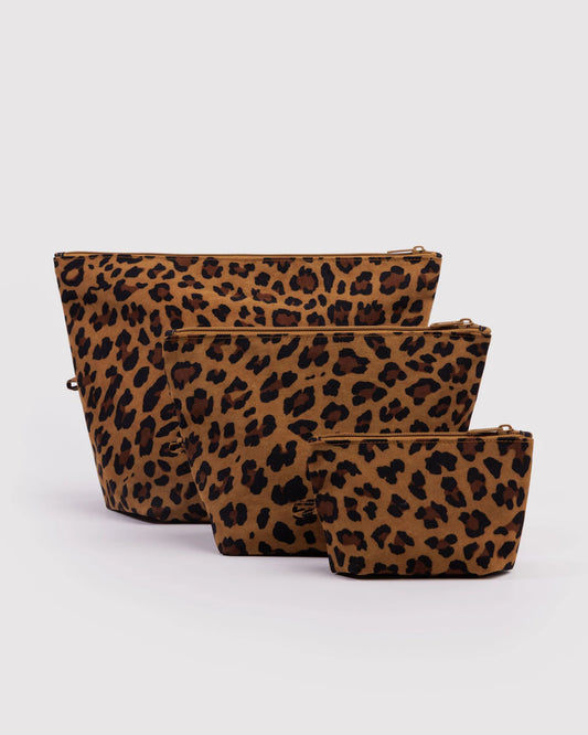 Baggu | Go Pouch Set in Leopard