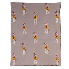 Load image into Gallery viewer, Cotton Knit Baby Blanket w/ Cowboys
