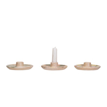 Load image into Gallery viewer, Hand Painted Terracotta Candle Holder
