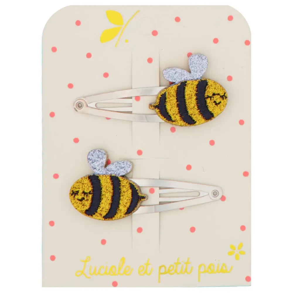 Luciole Et Petit Pois | Bee Hair Clips (Pair)