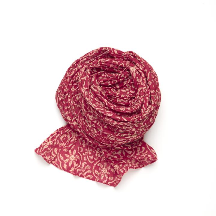 Trellis Scarf in Red
