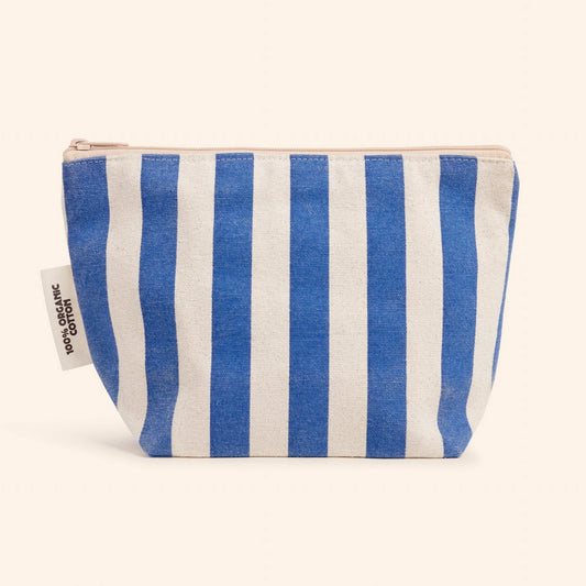 Dr. Max's | Organic Cotton Zipper Bag in Blue