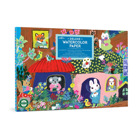 Yumi's Mushroom Houses Cold Press Watercolor Paper