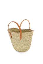 Load image into Gallery viewer, Petite Palm Shopper with Leather Handles
