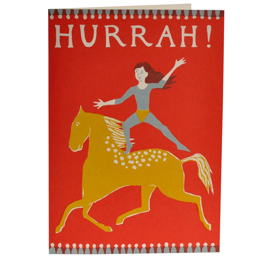 Very Large Bareback Rider Card