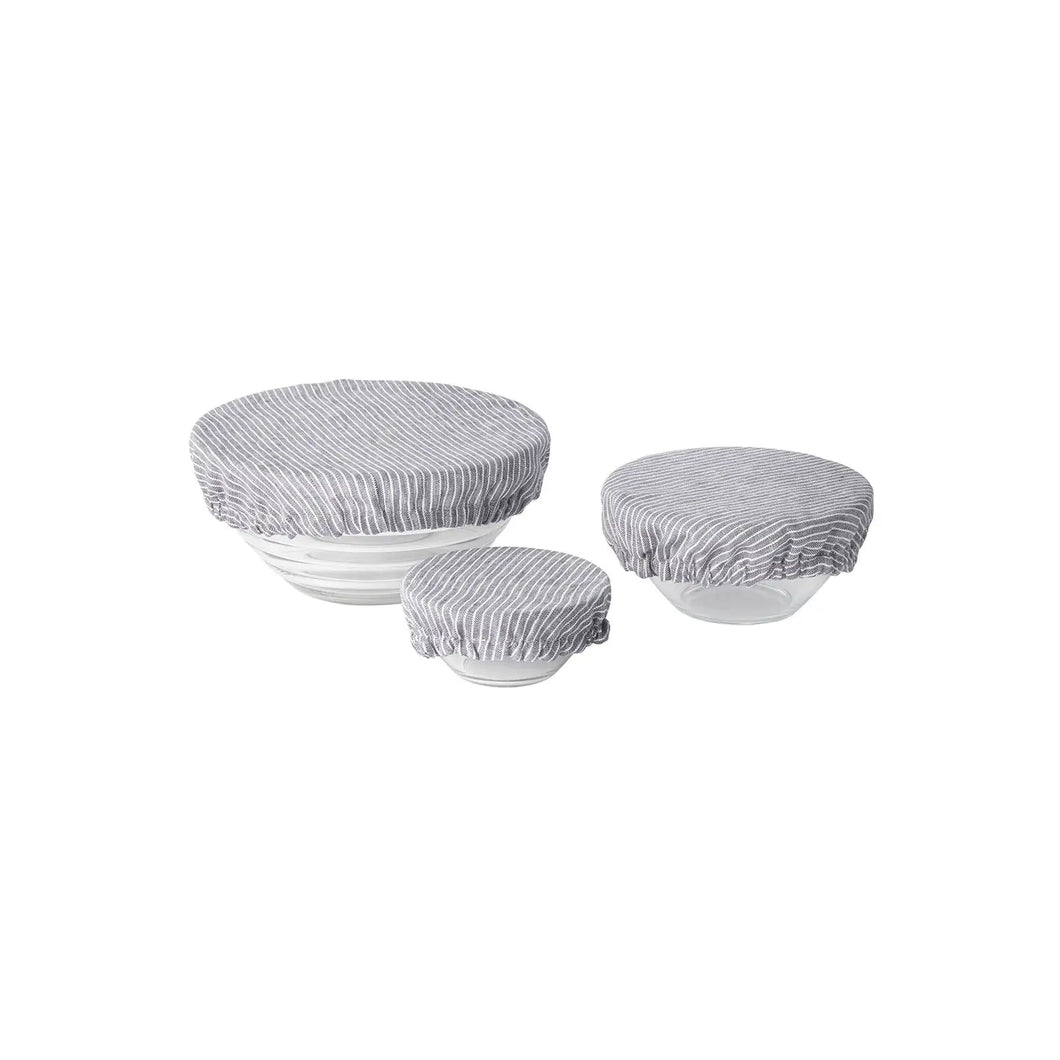 Fog Linen Work | Linen Bowl Cover Set of 3
