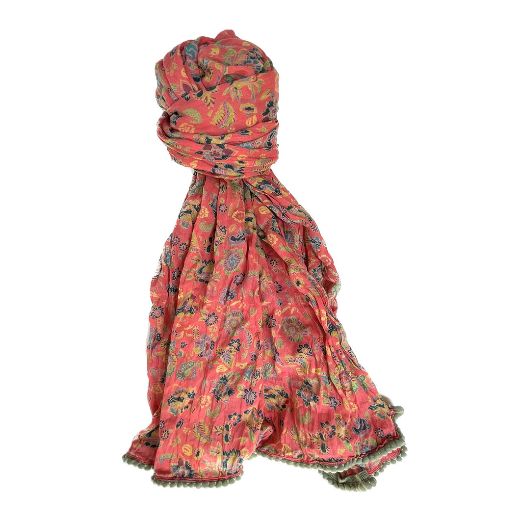 Little Journeys | Crinkled Cotton Scarf in Magnolia