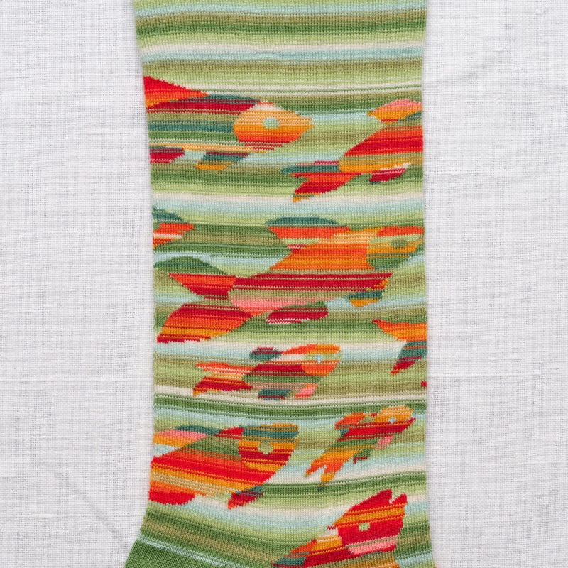Fish Socks in Avocado