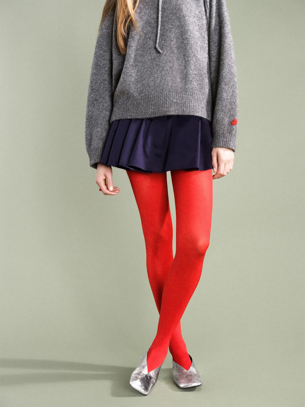 Hansel From Basel | Opaque Tight in Red