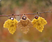 Load image into Gallery viewer, Autumn Leaf Baby Ornaments
