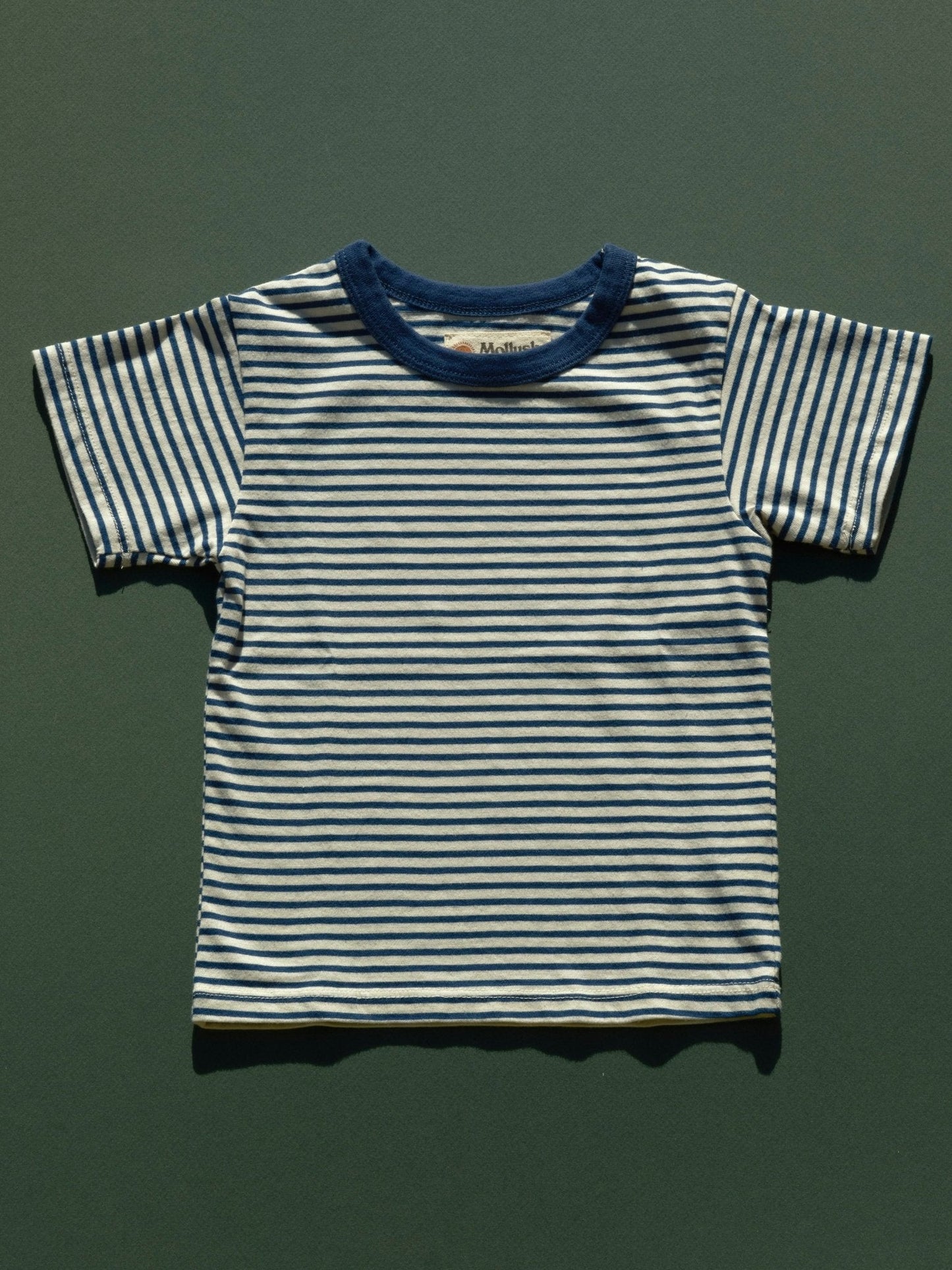 Kids Stripe Tee in Indigo