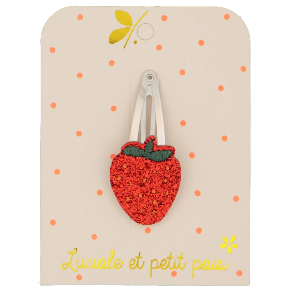 Luciole Et Petit Pois | Hair Clip in Strawberry