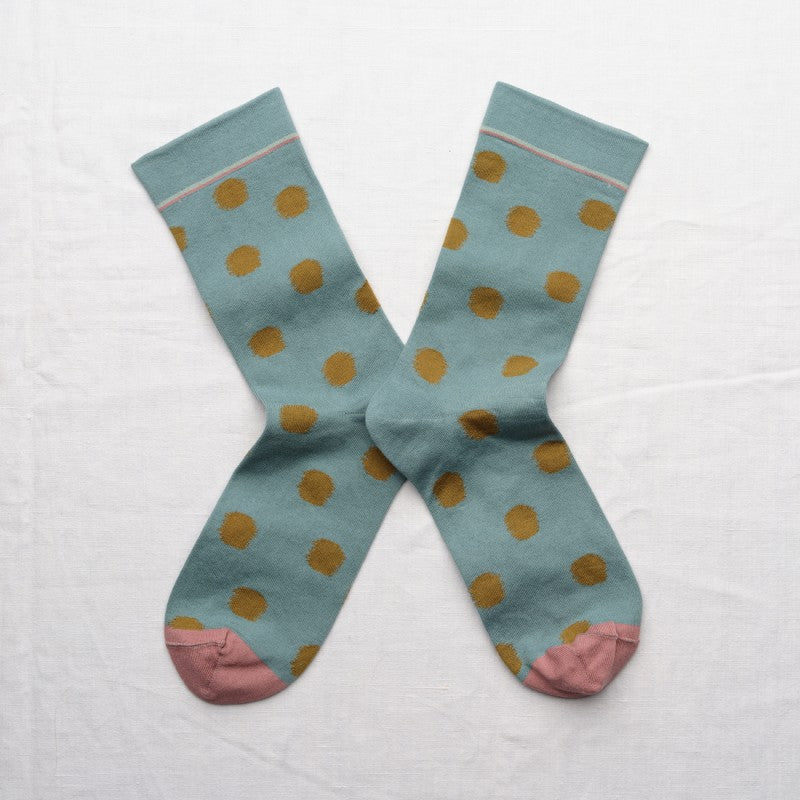 Bonne Maison |  Polka Dot Socks in Arctic