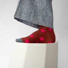 Load image into Gallery viewer, Bonne Maison |  Polka Dot Socks in Sepia
