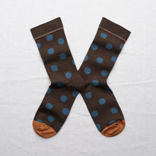 Load image into Gallery viewer, Bonne Maison |  Polka Dot Socks in Umber
